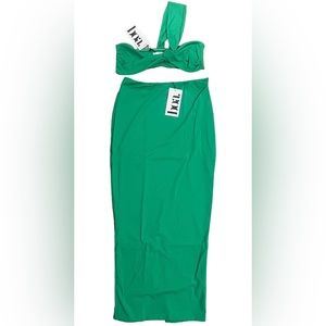 Because of Alice bralette and midimaxi Skirt Set - Large